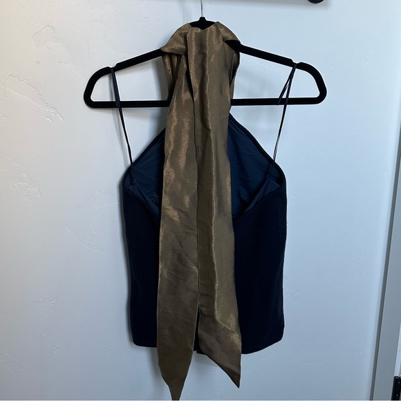 Navy Ralph Lauren Halter Top (Cashmere Mix) - Picture 3 of 4